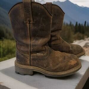 Carolina® Men's Anchor Waterproof Composite Square Toe Boots CA8536 Size 9.5